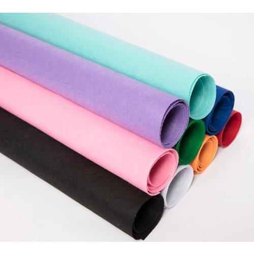 Solid Color Non Woven Fabric home decor DIY Handmade Wedding Decoration Carpet TNT Fabric Per Meter