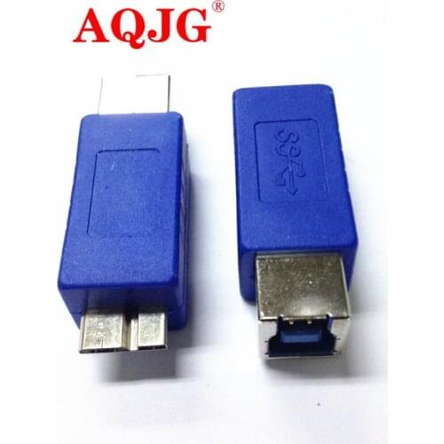 1pcs USB 3.0 B Female to Micro B Male Plug Converter Adapter Connector High Speed