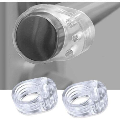 10Pcs Door Handle Buffer Transparent Wall Protecting PVC Convenient Doorknob Buffer Set Bedroom Door Knob Cover