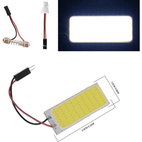 12 V Auto White 36 Cob Led Dome Map Light Bulb Car High Led Quality Lamp Car Interior 1pc Bulbs Styling Interior Panel R7Y6