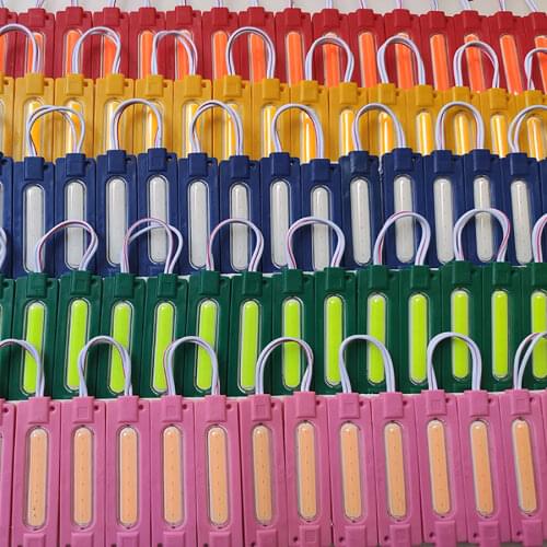 600pcs MAX2.5W Storefront Window Led Injection IP67 Waterproof DC 12V COB Module Light Advertising