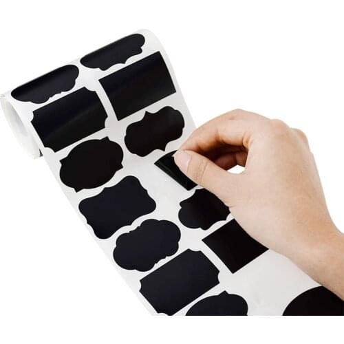 250Pcs/lot Fancy Black Board Kitchen Jam Jar Label Labels Stickers Home Decorations Chalkboard Dropshipping Chalkboard Labels