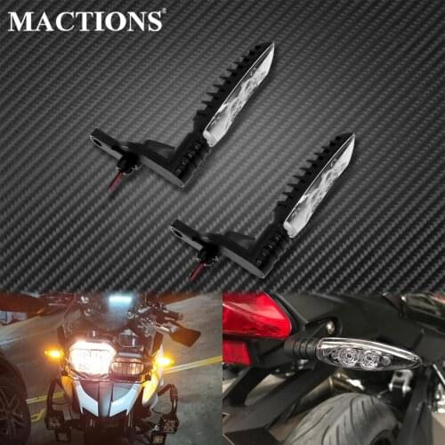 2xmMotorcycle Rear Turn Indicators LED Turn Signal Light For BMW R 1200 GS ADVENTURE 2006-2007 GS 1200 GS G310R G310GS F800GS