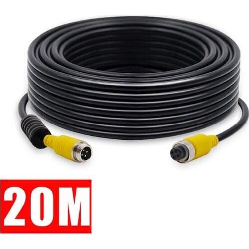 4 Pin Car Video DVR Cable Reversing Aviation Head Car Camera Video Cable Extension Cable Wire for Car Truck
