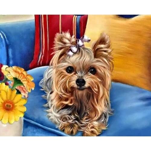 Diamond Embroidery Sale Dog Pictures Of Rhinestones Kits 5D Diamond Painting Animal Handmade Gift