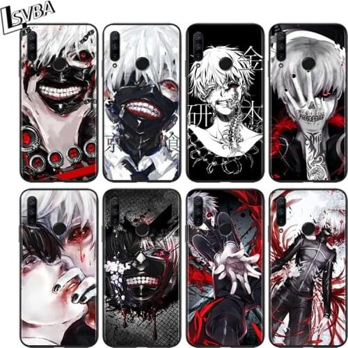 Tokyo Ghoul Japanese Anime for Huawei Honor 30 20 10 9S 9A 9C 9X 8X MAX 10 9 Lite 8A 7C 7A Pro Silicone Black Phone Case