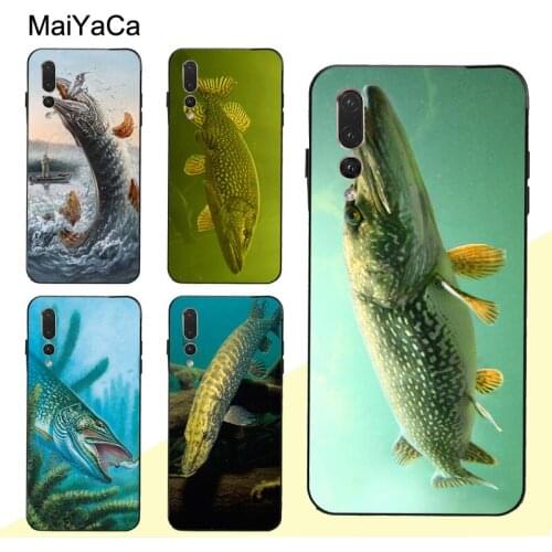MaiYaCa Pike Fishing Bait Spinner Case For Huawei P30 Pro P40 P10 P20 Lite Mate 20 30 10 Lite P Smart 2019 Z