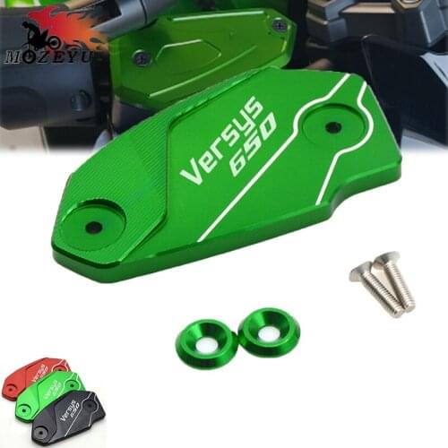 FOR KAWASAKI VERSYS Versys 650 Motorcycle CNC Brake Fluid Reservoir Brake Fluid Tank Brake Fluid Cover Brake Fluid Reservoir Cap