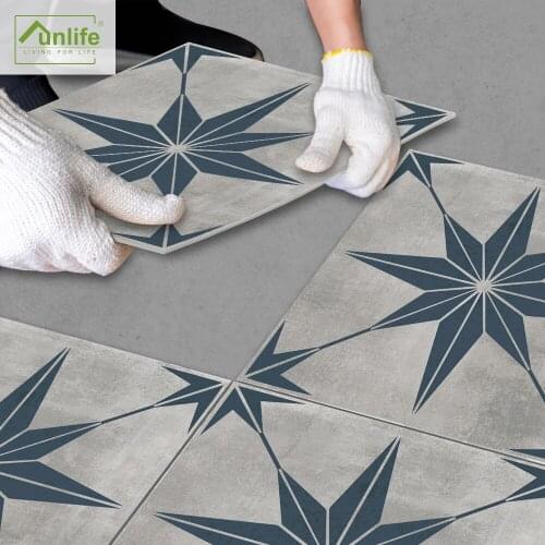 Funlife® Altair Bathroom Decor Ground Stickers Anti-Slip Floor Stickers Kitchen Backsplash Waterproof Self-Adhesive Peel Stick