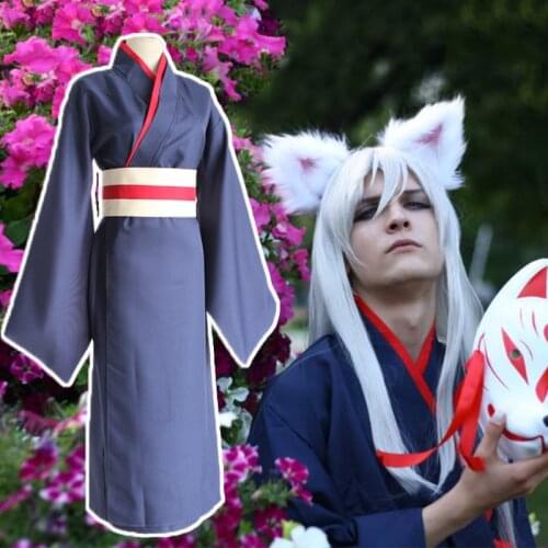 Anime Kamisama Kiss Cosplay Costumes Tomoe Cosplay Costume Blue Kimono Halloween Party Kamisama Hajimemashita Cosplay Costume