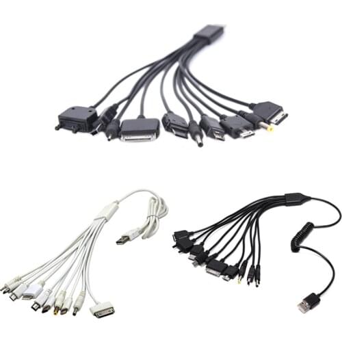 10 in 1 Multifunction USB Cable Charger USB Adapter Data Wire For Phone Laptop PC Cables Data Transfer Cable Universal Wholesale