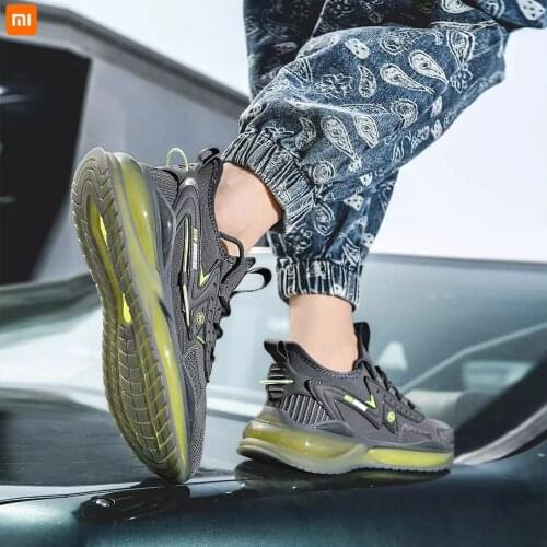 Fly woven breathable popcorn bottom casual mens trendy shoes Flick shock absorption for Xiaomi Mijia Youpin zaolong