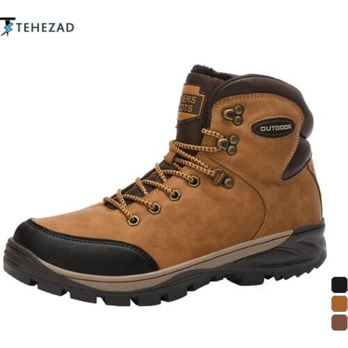 TEHEZAD 2021 New Male Casual Sports Sneakers Mens Tourism Hiking Shoes Winter Trekking Boots for Men Autumn Climbing Footwear