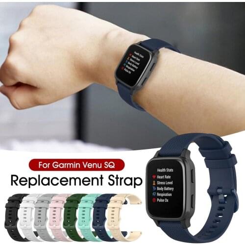 2021 Watch Band Sweatproof Replacement Band Strap For Garmin Venu SQ Smart Watch Canvas Replacement Strap Dropshipping Wholesale