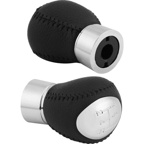 New Car Styling 5 Speed Artificial leather Gear Shift Knob Fit for Mazda 3 5 6 323 626 RX-8 MPV Car Accessories Gear Head