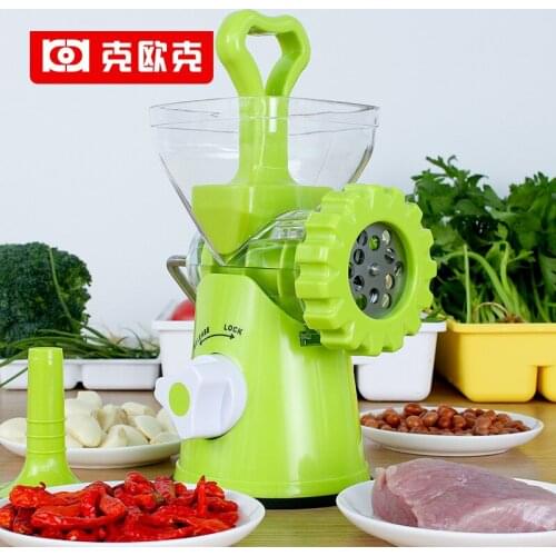 Manual Meat Grinder Household Small Sausage Filler Hand-Cranking Meat Breaking Stainless Steel Blades Kitchen Vegetable Chopper