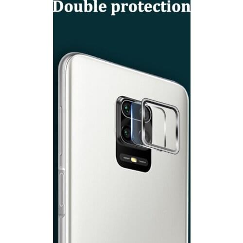 Camera Glass On For Xiaomi Redmi 10X PRO 5G Camera Lens Protector Film Metal Ring Case For Redmi 10x 4G