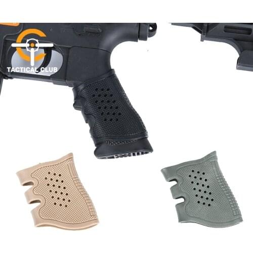 Airsoft Tactical Handgun Pistol Rubber Protect Cover Grip Glove Anti Slip Glock Holster Hunting Gun Accessories Anti Slip