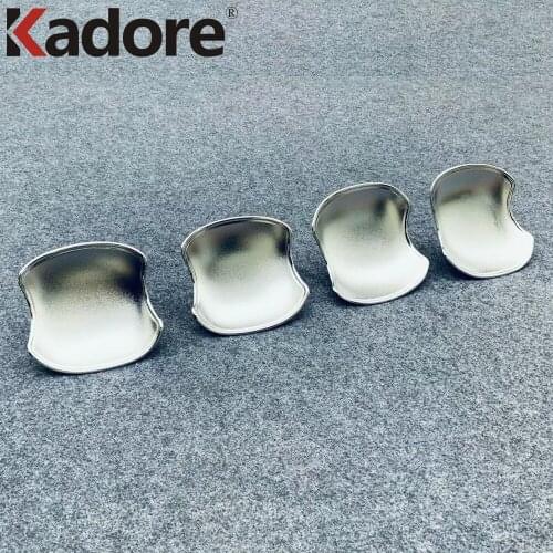 Outer Door Handle Bowl Cup Cover Trim Sticker For Toyota Yaris Cross Hybrid 2020 2021 ABS Chrome Car Styling Accessories 4pcs
