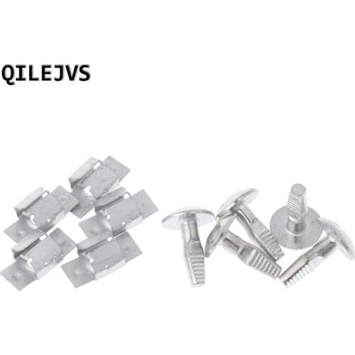 5 Pairs Engine Fitting Clips Mounting Bolt Under Cover For Peugeot 206 207 406 407 806 807