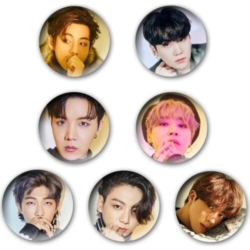 KPOP Bangtan Boys Weverse Magazine Badge, Community Magazine Brooch Accessories