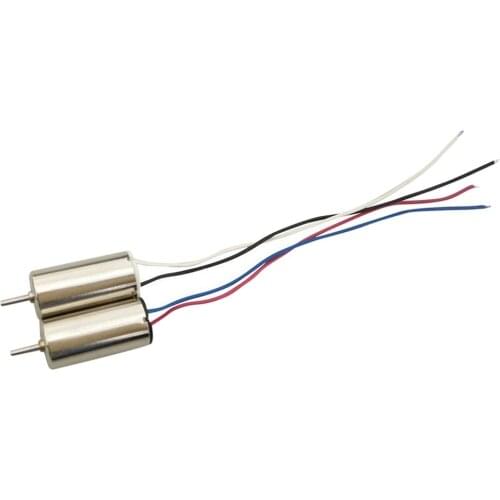 2Pcs Wire Motor CW CCW for SYMA X22 X22W RC Drone Aircraft Accessory Silver