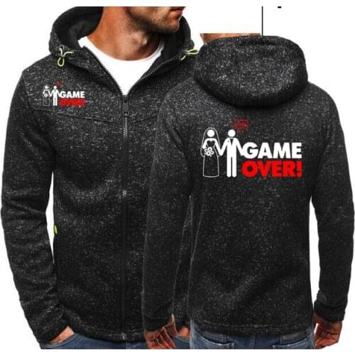 2021 Games Mens Zipper Hoodies Game Over Logo Sweatshirts Men Brand Man Streetwear Mens Hoodie Fleece 3D Women Tops JACKET
