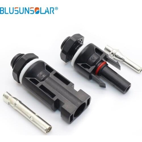 Blusunsolar 50 Pairs Solar Pv Panel Mount Connector M12 Panle Connector Crew Connector Use For Combiner Box