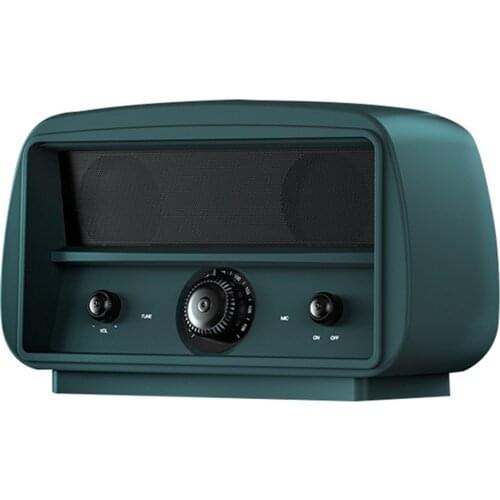 Docooler JY-68 BT5.0 Wireless Speaker FM Radio Subwoofer Sound Bar Stereo Music Player Clock 3D Stereo Bass Surround Sound Box