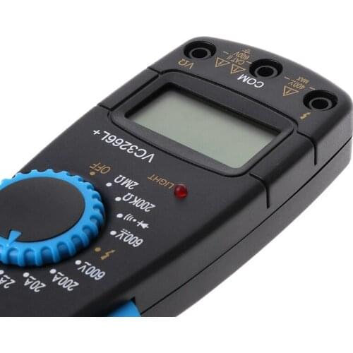 VC3266L+ Digital Clamp Multimeter AC/DC Voltage Amp Ohm Electronic Tester Meter 203C