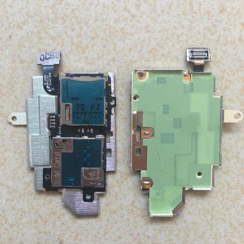 Sim Flex For Samsung S3 i9300 Sim Card Reader Holder Micro SD Memory Socket Slot Tray flex cable Replacement part