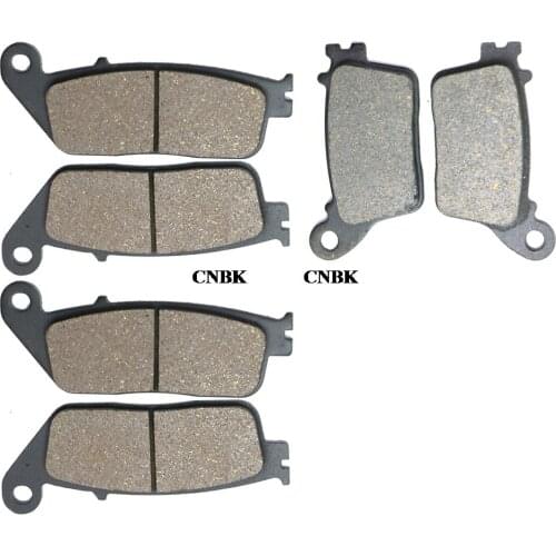 F+R Disc Brake Pads Set fit HONDA 600 CB F7-9 FA FB FC Hornet CB600 CB600 Hornet 2008 2009 2010 2011 2012 2007 - 2013 Front Rear