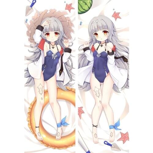 Mxdfafa Pillow Case Azur Lane Printing Dakimakura Case Cartoon Pillow Cover Dakimakura Case Manga Pillowcase Anime Cosplay