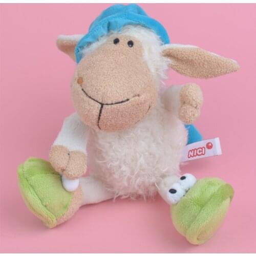 25-75cm Sleeping Cap Sheep Stuffed Plush Toy for Cute Baby/ Kids Gift, Lamb Plush Doll Free Shipping