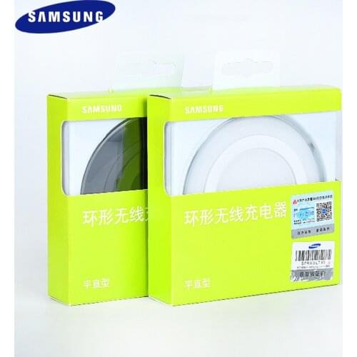 Original Samsung QI Wireless Charger 5V2A Pad Adapter For Galaxy S6 S7 Edge S8 S9 S10 S20 Plus Note 8 Iphone X XS XR 11 12 PRO