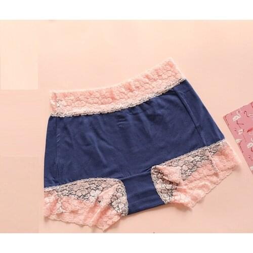 2020 Promotion Girls Underwear lace cotton Candy Solid Teenage Girls Briefs Panties Intimates short box 3pc/lot