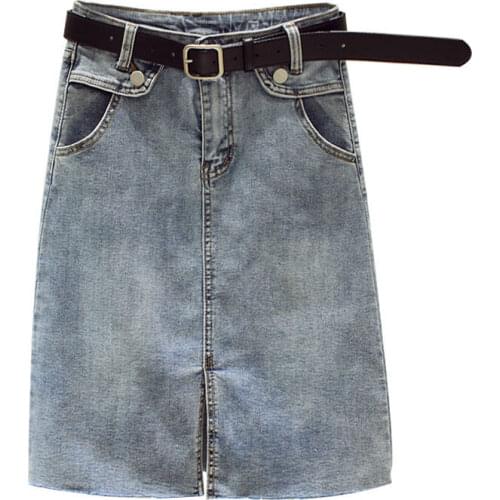 Py1015 2020 spring summer autumn new women fashion casual sexy Skirt woman female OL denim skirt plus size jean skirts