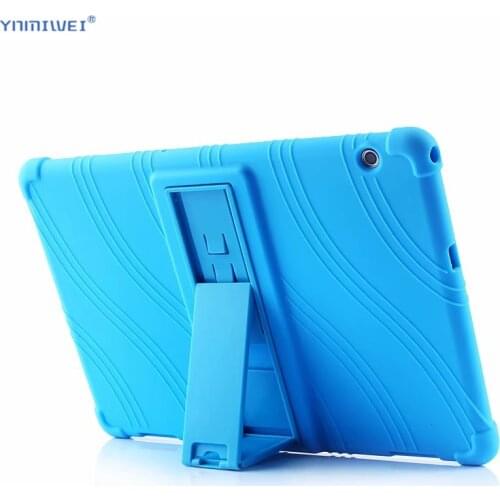 Silicon Case For Huawei MediaPad T5 AGS2-W09/L09/L03/W19 10.1"Tablet stand cover for huawei mediapad T5 10 Soft case