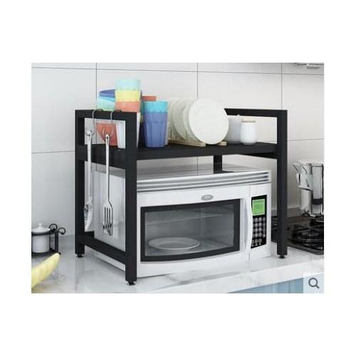 Microwave rack kitchen shelving 2 layers storage rack oven rack double storage rack kitchen supplies rack