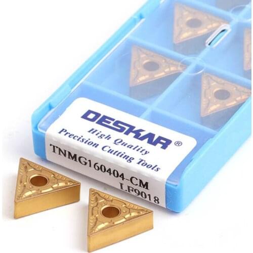 10pcs TNMG160404 CM TM TNMG160408 CM TM TNMG160404 CM TM LF9018 Carbide Turning inserts CNC lathe tools Special for steel parts