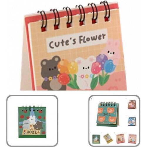 Mini Convenient 2022 Cute Creative Mini Desk Calendar Compact Monthly Wall Calendar Cute for Office