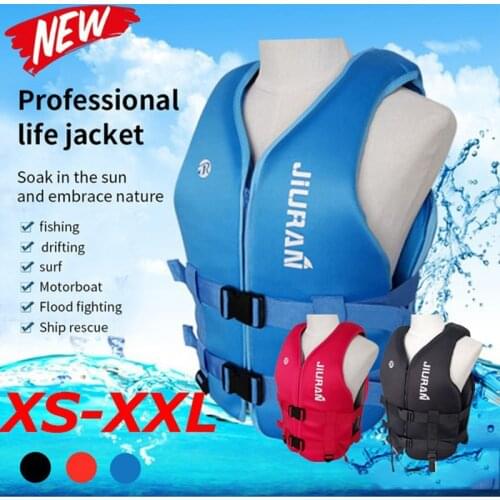 Universal Outdoor Swimming Boating Skiing Driving Vest Survival Suit Polyester Life Jacket -40