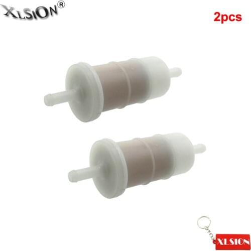 XLSION Aftermarket 2Pcs 1/4" Fuel Filter For Briggs & Stratton John Deere Mercury Johnson Evinrude