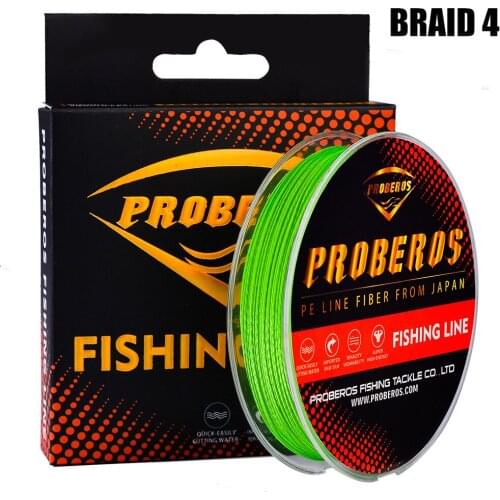 1pc 4 Strand Fishing Line 100m 6-100LB Monofilament Braided PE Line Bass Carp Fish Wire 4 Weaves Unfade Yarn Cord Fish Line