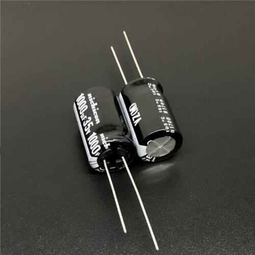 10pcs/100pcs 1000uF 35V1000uF NICHICON VZ Series 12.5x20mm Wide Temperature Range Aluminum Electrolytic Capacitor