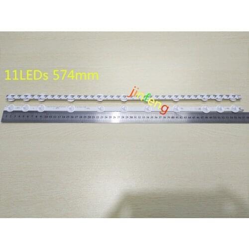 11LEDS Backlight Strip For PHILIPS 32PFL3008H-12 32PFL3008H/12 32PFL3008H12 Bars Kit TV LED Band Innotek 32" NDV REV0.0 REV1.1