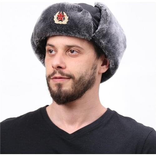 2020 new fashion Hat wind proof waterproof Men and Women outdoor hat thickened ear Cap Russian thermal Cap