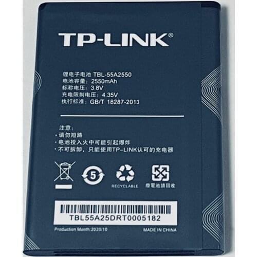 3.8V 2550mAh TBL-55A2550 For TP-Link M7350 4G LTE WIFI Router Hotspot Modem Battery