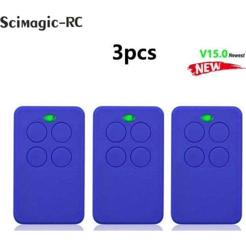3pcs Gate Remote Control 4 IN 1 315 390 433 868 433.92 MHz Command Garage Opener Auto Scan Duplicator Controller Keyfob New