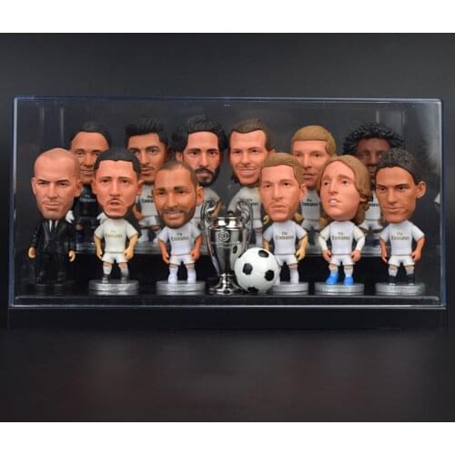 High Meticulous 6.5cm Ramos C.Ronaldo Benzema Modric Kroos Hazard Bale 2.5in Height RM2021 Activity Doll Figure Toy
